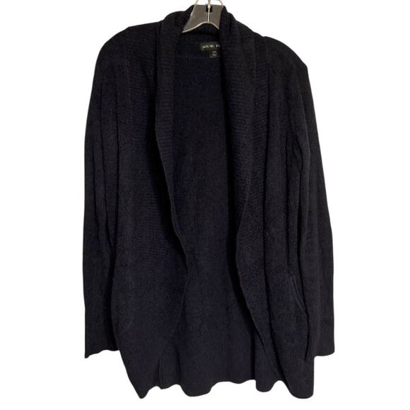 Barefoot Dreams Sweaters - Barefoot Dreams CozyChic Lite Circle Cardi Women’s XS/S Black Cozy Warm Pockets